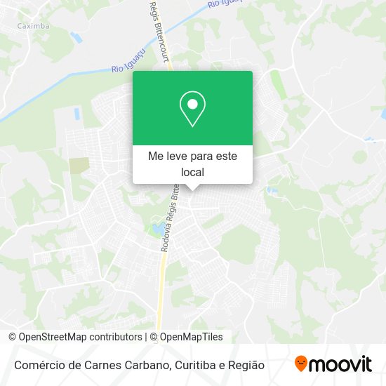 Comércio de Carnes Carbano mapa