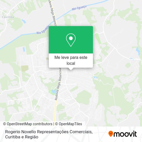 Rogerio Novello Representações Comerciais mapa