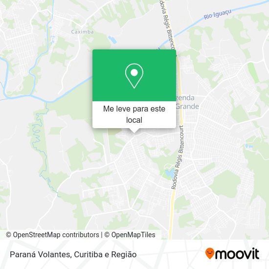 Paraná Volantes mapa