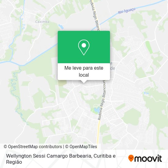 Wellyngton Sessi Camargo Barbearia mapa