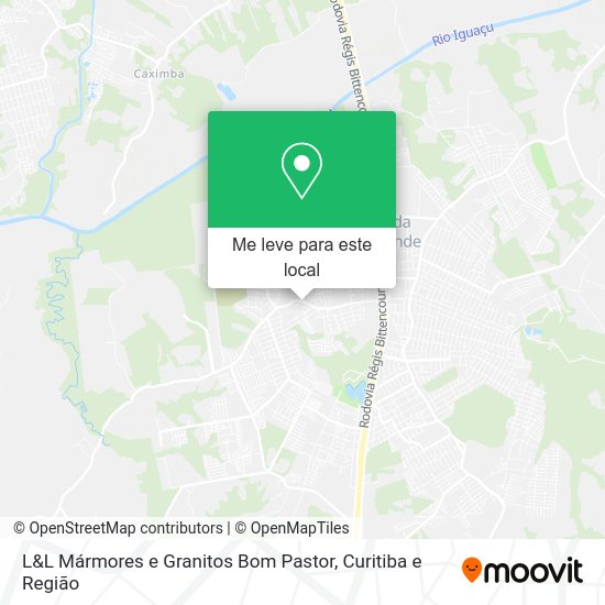 L&L Mármores e Granitos Bom Pastor mapa