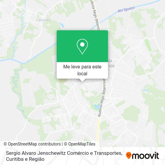 Sergio Alvaro Jenschewitz Comércio e Transportes mapa