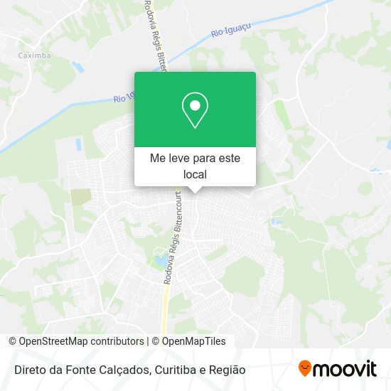 Direto da Fonte Calçados mapa