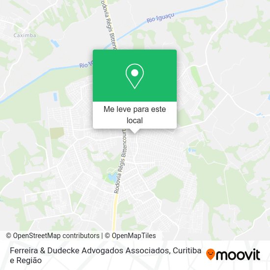 Ferreira & Dudecke Advogados Associados mapa