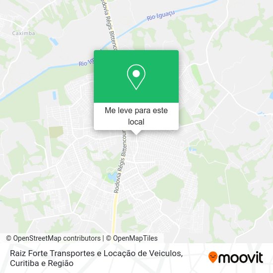 Raiz Forte Transportes e Locação de Veiculos mapa