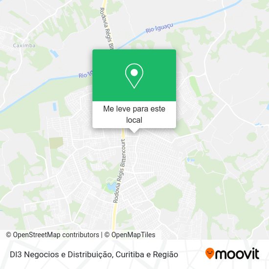 Dl3 Negocios e Distribuição mapa