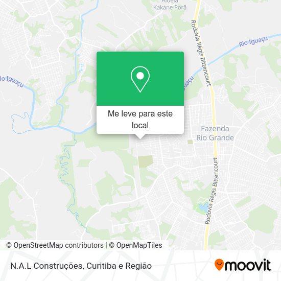 N.A.L Construções mapa