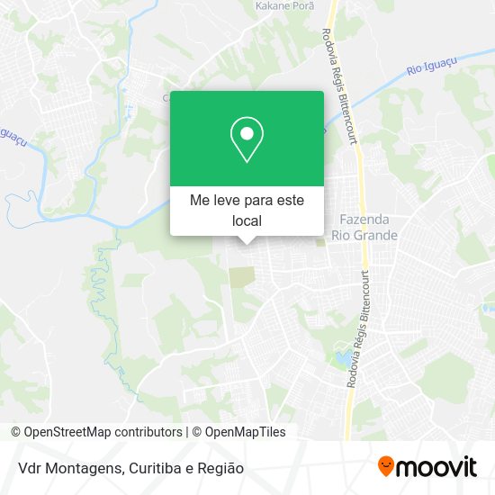 Vdr Montagens mapa