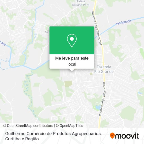 Guilherme Comércio de Produtos Agropecuarios mapa