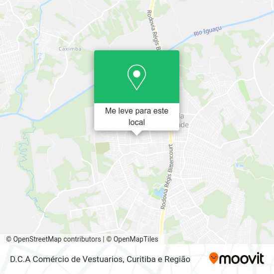 D.C.A Comércio de Vestuarios mapa