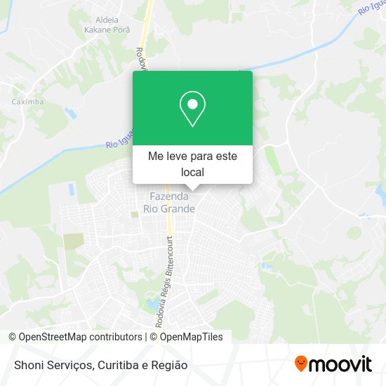 Shoni Serviços mapa