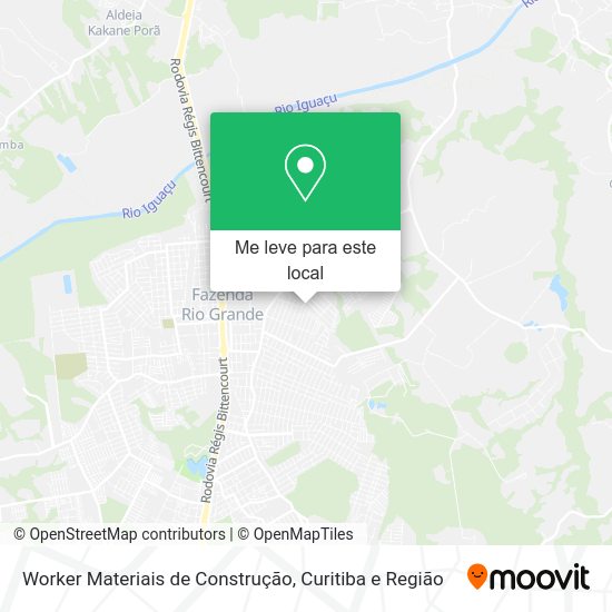 Worker Materiais de Construção mapa