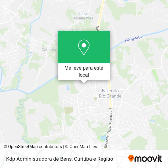 Kdp Administradora de Bens mapa