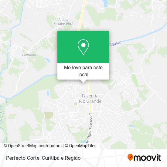 Perfecto Corte mapa