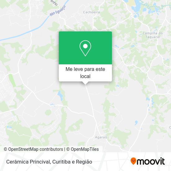 Cerâmica Princival mapa