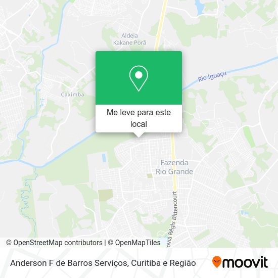 Anderson F de Barros Serviços mapa