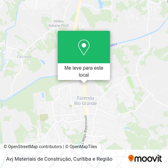 Avj Materiais de Construção mapa