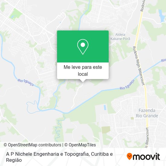 A P Nichele Engenharia e Topografia mapa