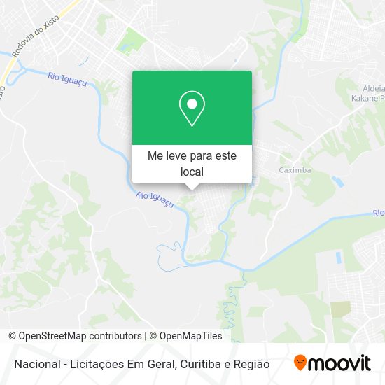 Nacional - Licitações Em Geral mapa
