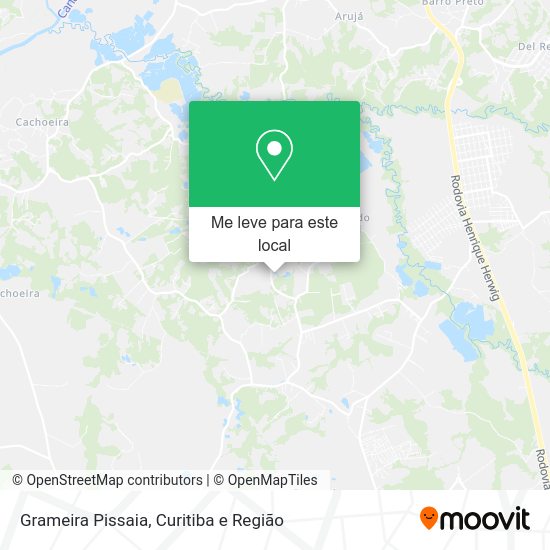 Grameira Pissaia mapa
