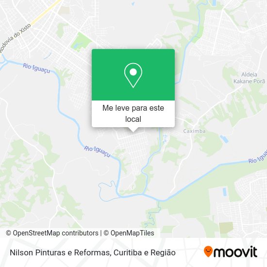 Nilson Pinturas e Reformas mapa