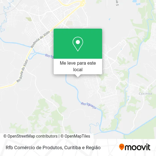 Rfb Comércio de Produtos mapa