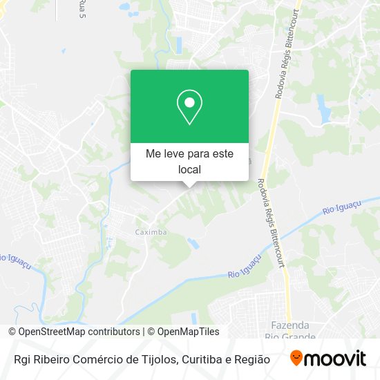 Rgi Ribeiro Comércio de Tijolos mapa