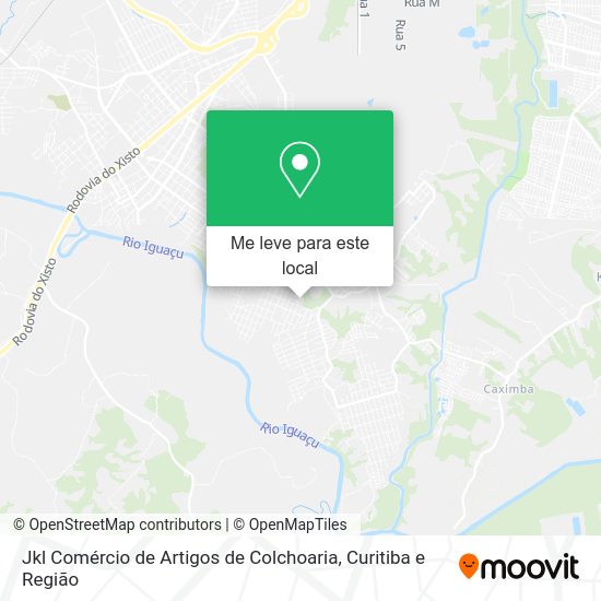 Jkl Comércio de Artigos de Colchoaria mapa