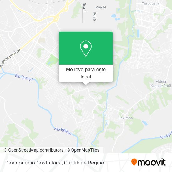 Condomínio Costa Rica mapa