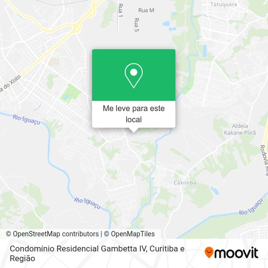 Condomínio Residencial Gambetta IV mapa