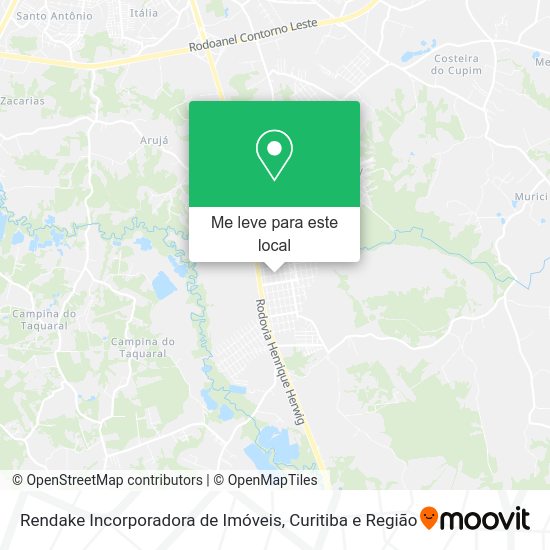 Rendake Incorporadora de Imóveis mapa
