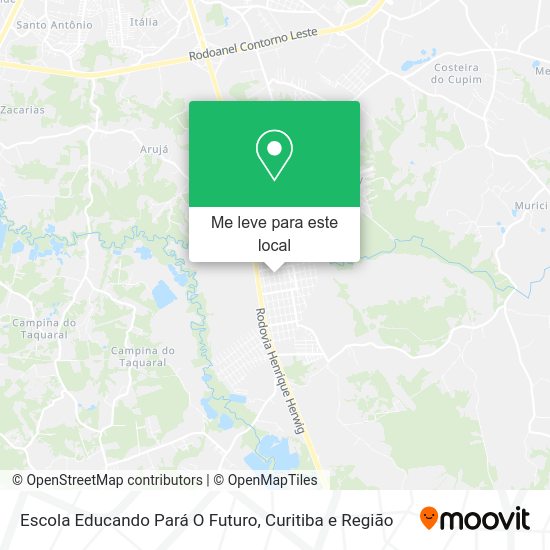 Escola Educando Pará O Futuro mapa