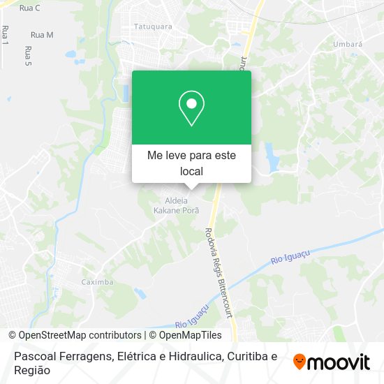 Pascoal Ferragens, Elétrica e Hidraulica mapa
