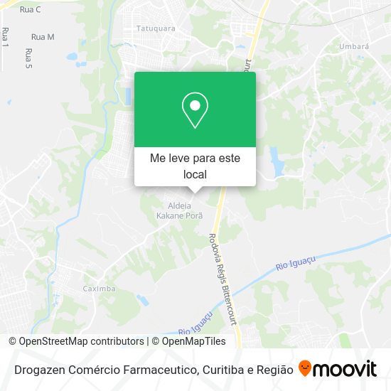 Drogazen Comércio Farmaceutico mapa