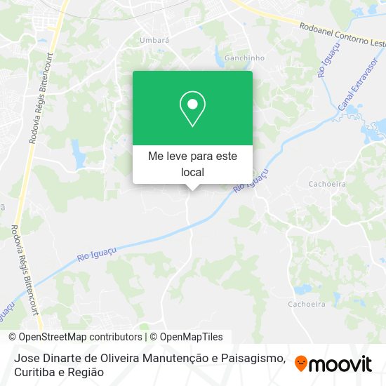 Jose Dinarte de Oliveira Manutenção e Paisagismo mapa
