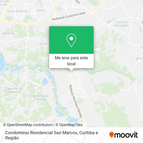 Condomínio Residencial Sao Marcos mapa