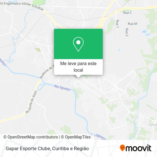 Gapar Esporte Clube mapa