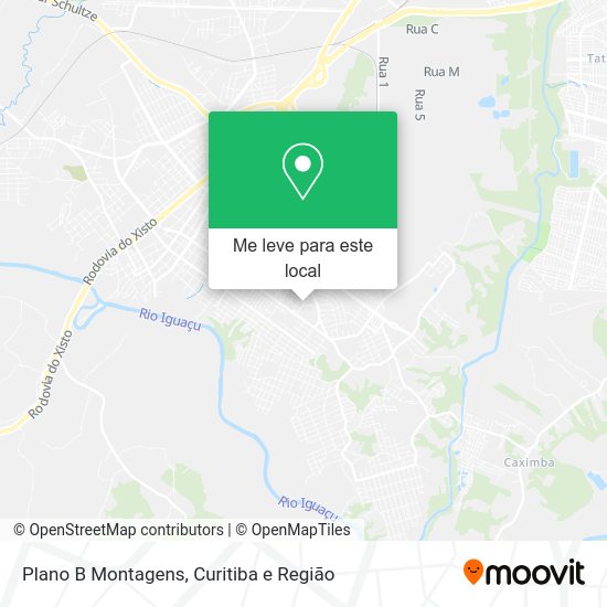 Plano B Montagens mapa