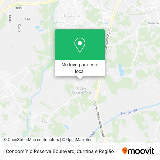 Condomínio Reserva Boulevard mapa