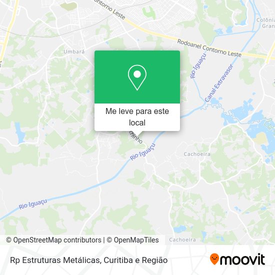 Rp Estruturas Metálicas mapa