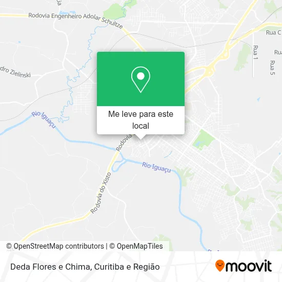 Deda Flores e Chima mapa