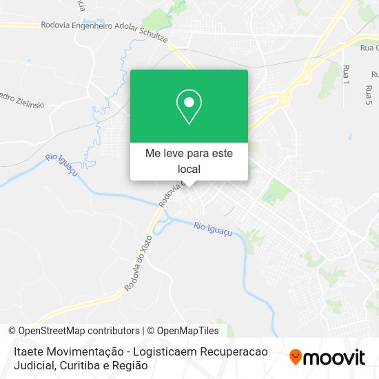 Itaete Movimentação - Logisticaem Recuperacao Judicial mapa
