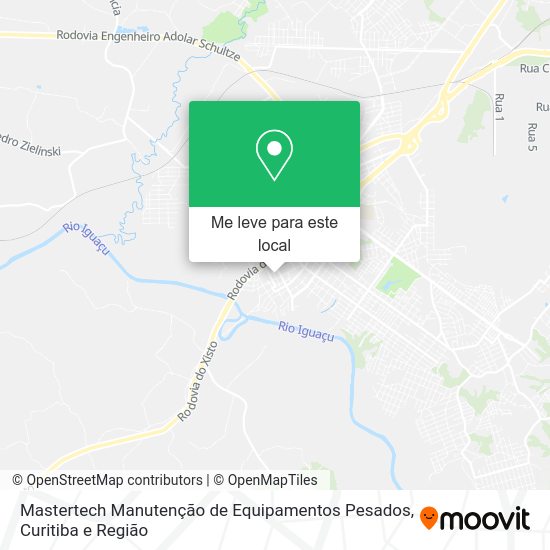 Mastertech Manutenção de Equipamentos Pesados mapa