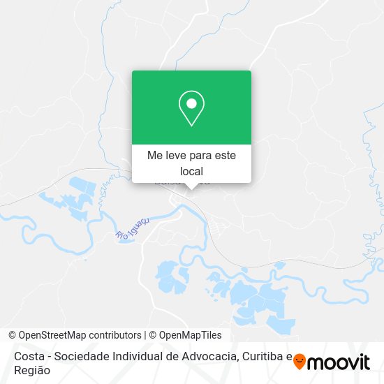 Costa - Sociedade Individual de Advocacia mapa