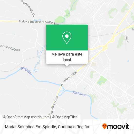 Modal Soluções Em Spindle mapa