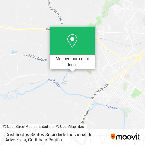 Cristino dos Santos Sociedade Individual de Advocacia mapa