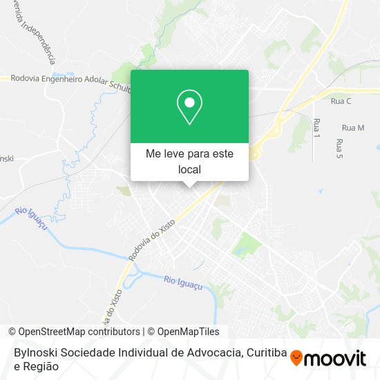 Bylnoski Sociedade Individual de Advocacia mapa
