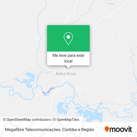 Megafibra Telecomunicações mapa