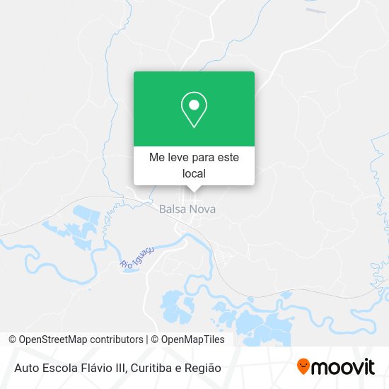 Auto Escola Flávio III mapa