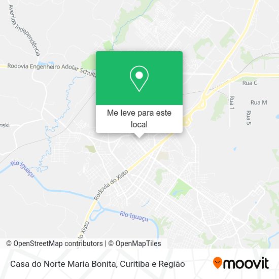 Casa do Norte Maria Bonita mapa